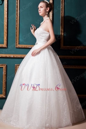 Luxurious Sweetheart Ball Gown Puffy Ivory Garden Wedding Dress