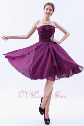 Inexpensive Plum Girl Bridesmaid Dress Under 100 Pounds