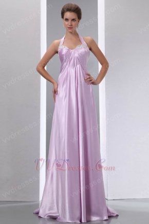 Not Expensive Halter Sweetheart Light Violet Prom Dresses