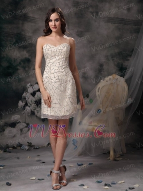 Sexy Champagne Column Short Prom Dress For Cheap Knee Length Sexy
