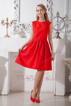 Modest Scoop Scarlet Homecoming Dress Under $100