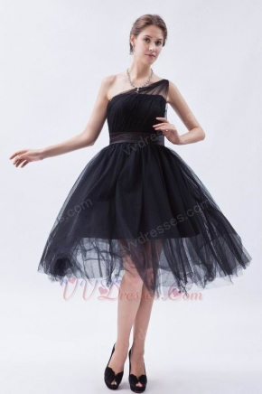 puffy short ball gown