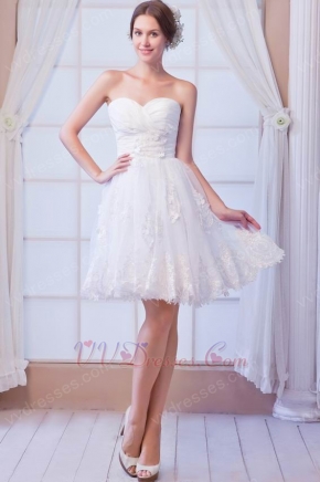 Lovely Sweetheart Sweet 16 Gown And Dress With Applique