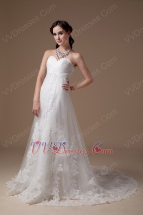 Sweetheart Top Designer Wedding Dress Customized Tailoring