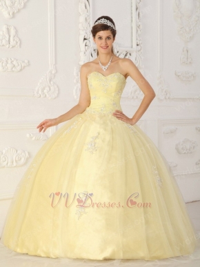 Daffodil Sweetheart 2014 Top Designer Quinceanera Dress