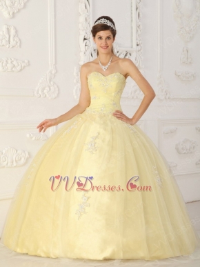 Daffodil Sweetheart 2014 Top Designer Quinceanera Dress