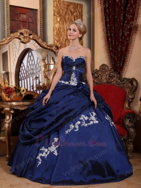 Sleeveless Navy Blue Quinceanera Dress Under 200 Dollars