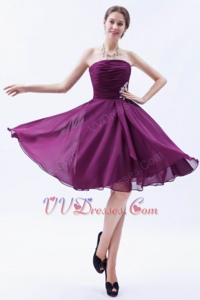 Inexpensive Plum Girl Bridesmaid Dress Under 100 Pounds