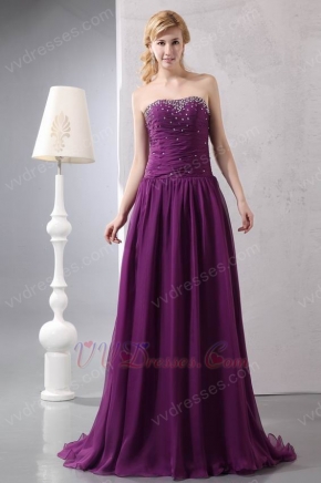 Affordable Purple Mother Of The Bride Dress At Wholesale Price