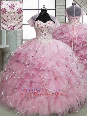 Silver Edge Ruffles Skirt Fotos De Quinceanera 2019 For 16 Years