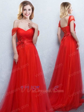 Changeable Straps Red Corset Back Ceremony Pageant Dresses 2018