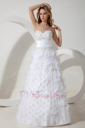 Luxury Sweetheart Lace Celebrity Prom Party White Dress