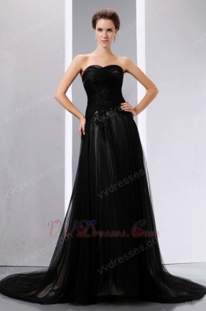 Tide Buy Black Net Celebrity Evening Party Dress