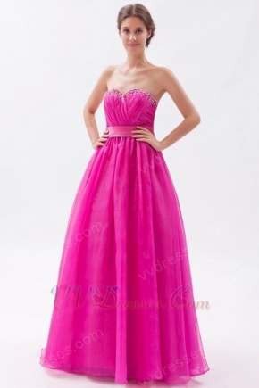 Pretty Sweetheart Fuchsia Women Evening Dress