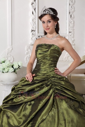green colour party frocks