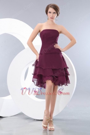 Layers Skirt Design Purple Dresses For Sweet 16 Party