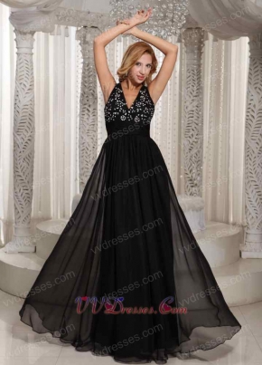 Refined Black Chiffon Sacrament Meeting Prom Dresses Cheap