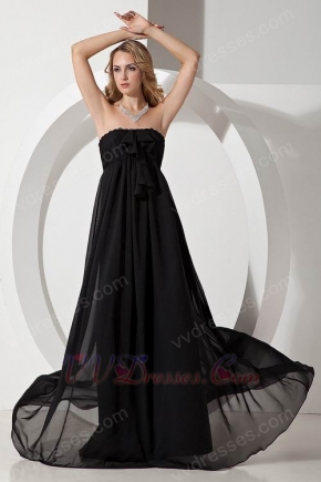 Discount Strapless Girls Prefer Black Evening Gown Dress