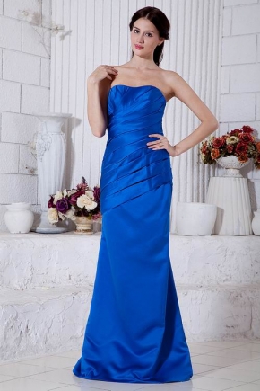 Classical Style Royal Blue Stain Petite Evening Dress Cheap