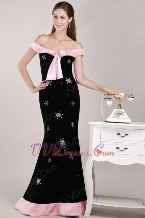 Off Shoulder Mermaid 2014 Prom Dress To Christmas Wear