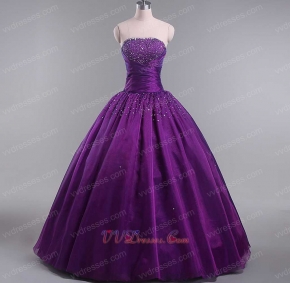 Grape Organza Corset Bodice Plain Skirt Aliexpress 2019 Quinceanera Gowns With Slip