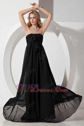 Discount Strapless Girls Prefer Black Evening Gown Dress