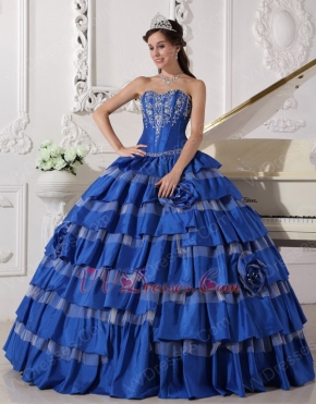 Beautiful Styles Royal Blue Top Designer Quinceanera Dress