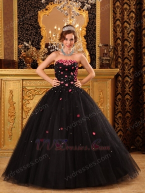 Strapless Black Popular Prom Ball Gown For Sale On Internet