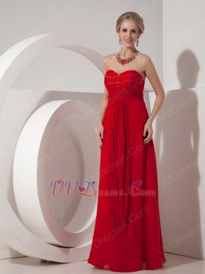 Wine Red Top Floor Length Bridesmaid Dress In New Jersy