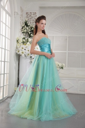 Sweetheart Beaded Floor Length Colorful Prom Dress On Sale