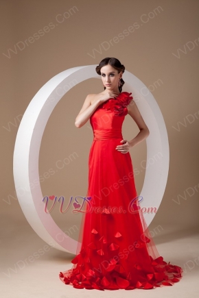 Featured 2014 Top 10 One Shoulder Scarlet Prom Dress Online