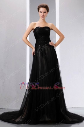 Tide Buy Black Net Celebrity Evening Party Dress