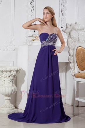 2014 Cheap Eggplant Purple Chiffon Bridal Party Dress Shop