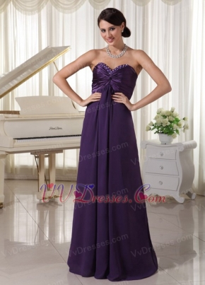 Sweetheart Dark Purple Chiffon Different Prom Dresses By Designer Inexpensive