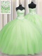 Picture of Real Products Lime Green Princess Puffy Quinceanera Ball Gown Slip
