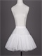 ELASTIC Waist 4 Layers Tulle Hoopless Crinoline Underskirt Short Petticoat