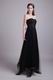 Sweetheart Applique Black Formal Prom Dress Customized Tailoring