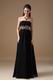 Best Black Chiffon Long Bridesmaid Dress For Juniors Wear