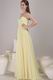 Sweetheart Neckline Daffodil Chiffon Bridesmaid Dress Discount