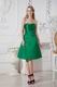 Fresh Green Stain Short Dress For Bridesmaid Under $100