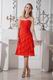 Sexy Red Layers Skirt Dress To Wear For Bridesmaid