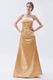 Pretty Floor Length Jasmine Golden Wedding Bridesmaid Dress