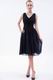 Cheap V Neck Knee Lengt Jr Bridesmaid Dress Girs Prefer