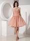 Simple Top Designer Bridal Bridesmaid Dress In Light Blush Orange Amazon Style