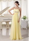 Light Yellow Chiffon New Arrival Bridesmaid Dress For Girls lovely