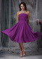 Purple Chiffon Short Skirt For Bridesmaid Wedding Wear lovely