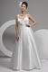 Simple Spaghetti Straps A-line Beach Wedding Dress