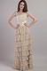 Champagne Layers Skirt Mother Of The Bride Dress With Coat