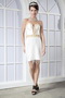 White Column Sweetheart Mini-length Young Girl Wear Dress For Cocktail Unique
