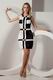 Fashion Scoop Quality Homecoming Dress Black And White